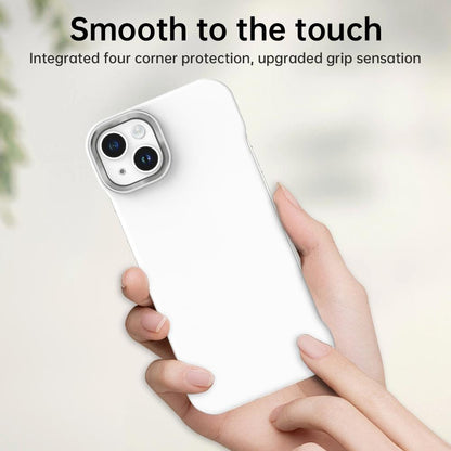 For iPhone 14 Plus Ultra-Slim Frameless TPU + PET + PC Shockproof Phone Case - White - EDA009752913A