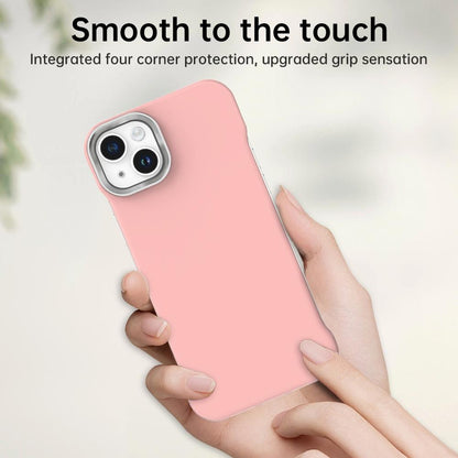 For iPhone 14 Ultra-Slim Frameless TPU + PET + PC Shockproof Phone Case - Pink - EDA009752914C