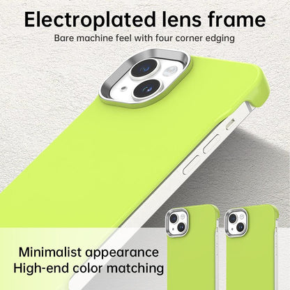 For iPhone 14 Ultra-Slim Frameless TPU + PET + PC Shockproof Phone Case - Green - EDA009752914F