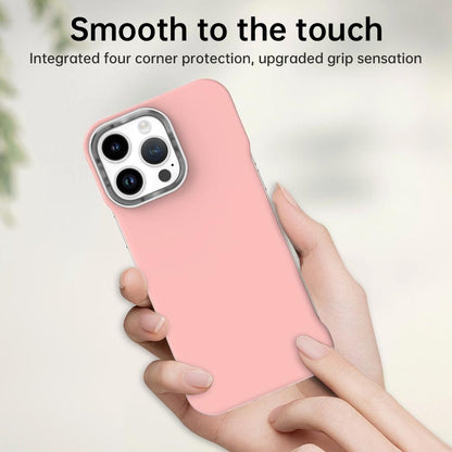 For iPhone 14 Pro Ultra-Slim Frameless TPU + PET + PC Shockproof Phone Case - Pink - EDA009752915C