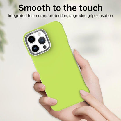 For iPhone 14 Pro Max Ultra-Slim Frameless TPU + PET + PC Shockproof Phone Case - Green - EDA009752916F