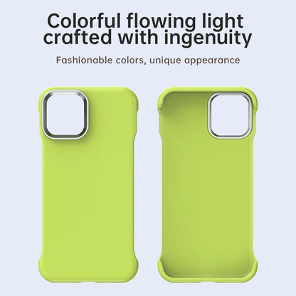 For iPhone 11 Pro Max Ultra-Slim Frameless TPU + PET + PC Shockproof Phone Case - Green - EDA009752925F