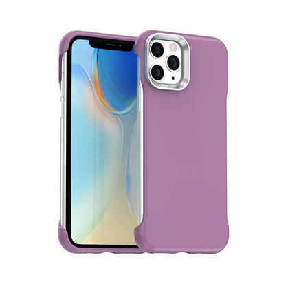 For iPhone 11 Pro Max Ultra-Slim Frameless TPU + PET + PC Shockproof Phone Case - Purple - EDA009752925G