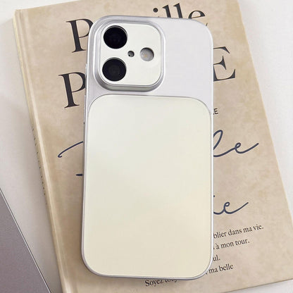 For iPhone 17 Matte Finish Gradient Color Acrylic + PC Phone Case - White - EDA009762502A