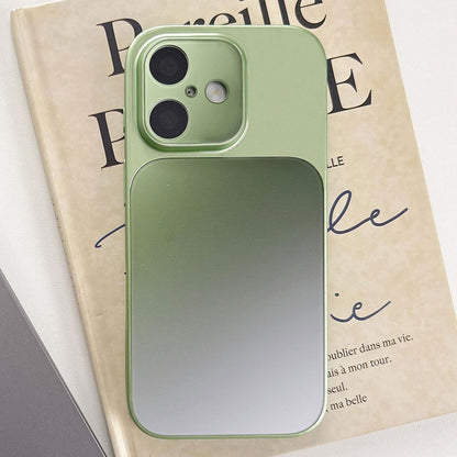 For iPhone 17 Matte Finish Gradient Color Acrylic + PC Phone Case - Green - EDA009762502E