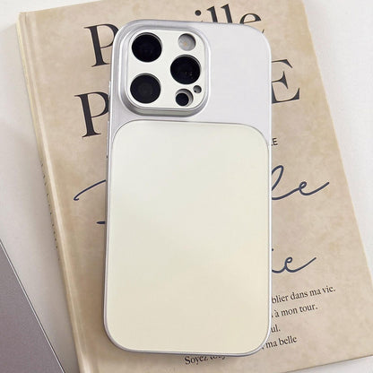 For iPhone 13 Pro Matte Finish Gradient Color Acrylic + PC Phone Case - White - EDA009762514A