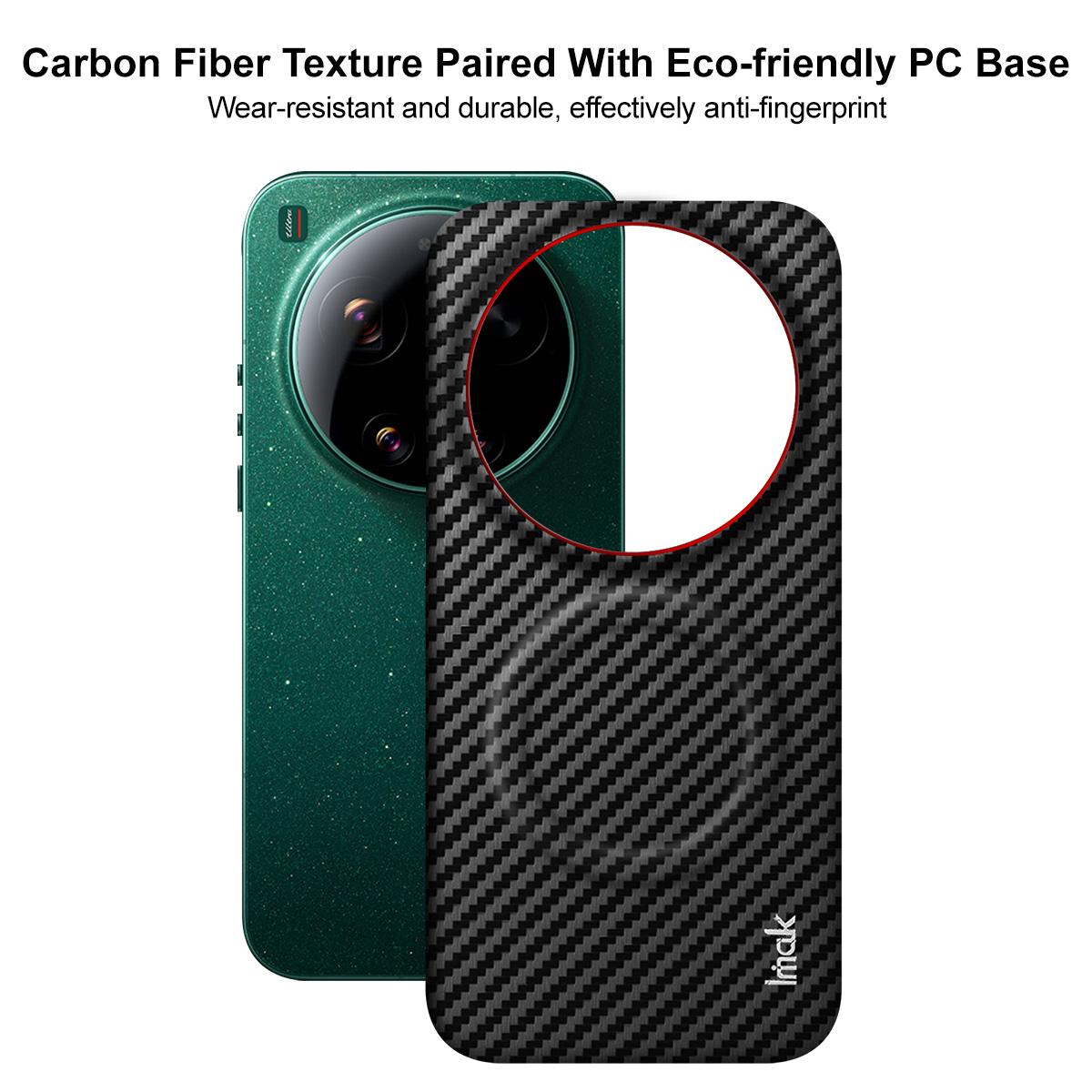 For Xiaomi 17 Ultra by Leica imak Ruiyi Series Red Ring Carbon Fiber Texture Magnetic Phone Case - Black - EDA009772501A