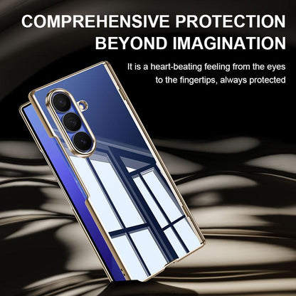 For Galaxy Z Fold8 Ultra 5G Electroplating Transparent Shockproof Phone Case - High-Definition Blue - EDA009773901D