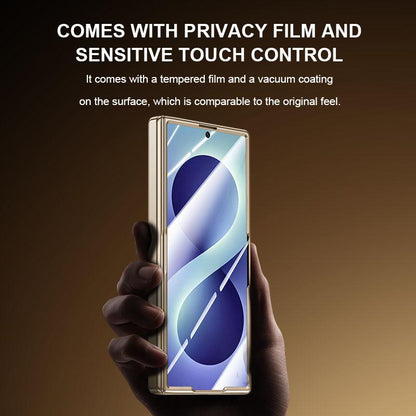 For Galaxy Z Fold8 Ultra 5G Electroplating Transparent Shockproof Phone Case - High-Definition Blue - EDA009773901D