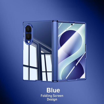 For Galaxy Z Fold8 5G Electroplating Transparent Shockproof Phone Case - High-Definition Blue - EDA009773903D