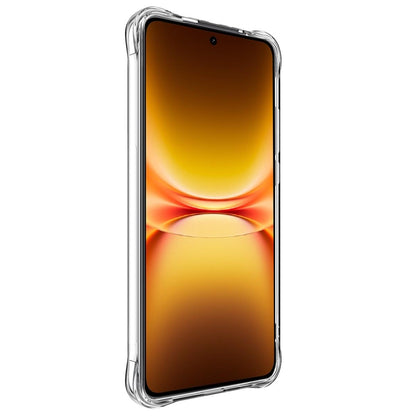 For vivo iQOO 15T 5G imak Magnetic Shockproof Airbag TPU Phone Case - Transparent - EDA009776702A