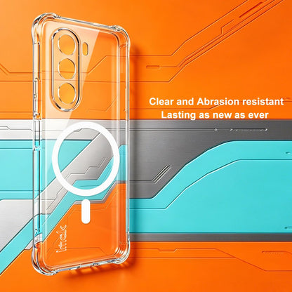 For Realme P4x 5G / OnePlus Nord CE6 Lite imak Magnetic Shockproof Airbag TPU Phone Case - Transparent - EDA009777001A