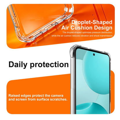 For Realme P4x 5G / OnePlus Nord CE6 Lite imak Magnetic Shockproof Airbag TPU Phone Case - Transparent - EDA009777001A