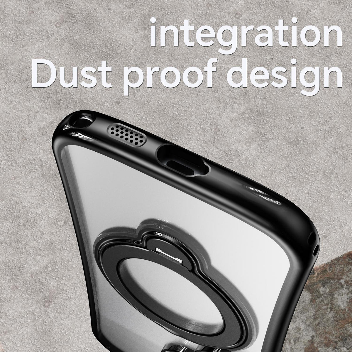 For Samsung Galaxy S26 Ultra 5G 360 Degree Rotation Holder Magnetic Electroplated Phone Case - Black - EDA009791002A