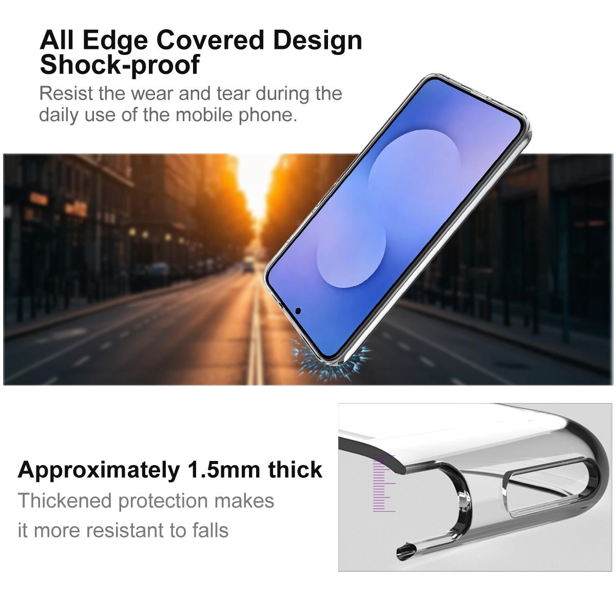 For Galaxy S26 FE 5G imak UX-10 Series Transparent Shockproof TPU Phone Case - Transparent - EDA009794001A
