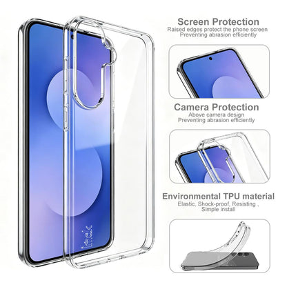 For Galaxy S26 FE 5G imak UX-10 Series Transparent Shockproof TPU Phone Case - Transparent - EDA009794001A