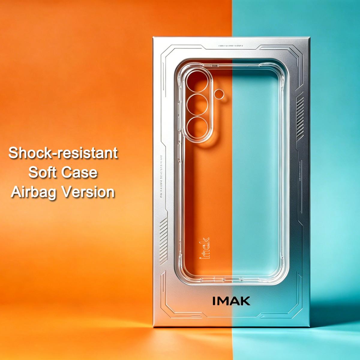 For Galaxy S26 FE 5G imak Shockproof Airbag TPU Phone Case - Transparent - EDA009794601A