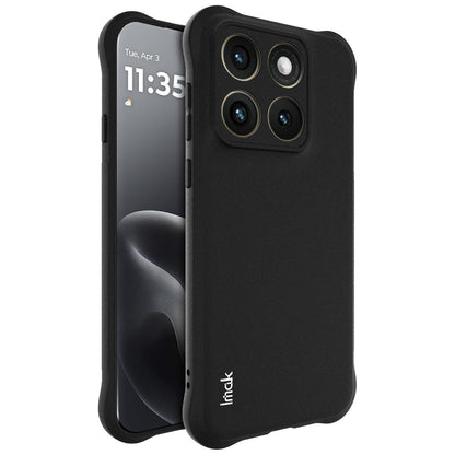 For Motorola Edge 5G 2026 imak Shockproof Airbag TPU Phone Case - Matte Black - EDA009794701A