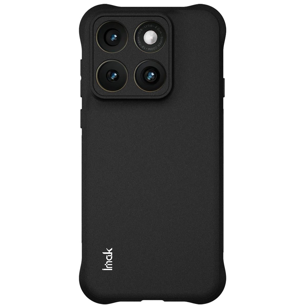 For Motorola Edge 5G 2026 imak Shockproof Airbag TPU Phone Case - Matte Black - EDA009794701A