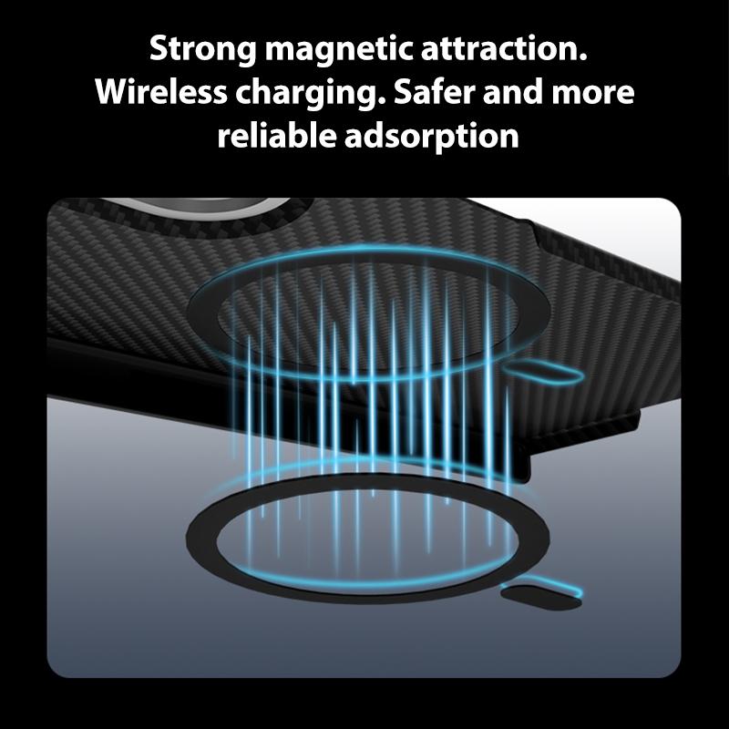 For Galaxy Z Fold8 Ultra 5G 600D Fine Texture Series Carbon Fiber Dual-Center Magnetic Phone Case - Black - EDA009796501A