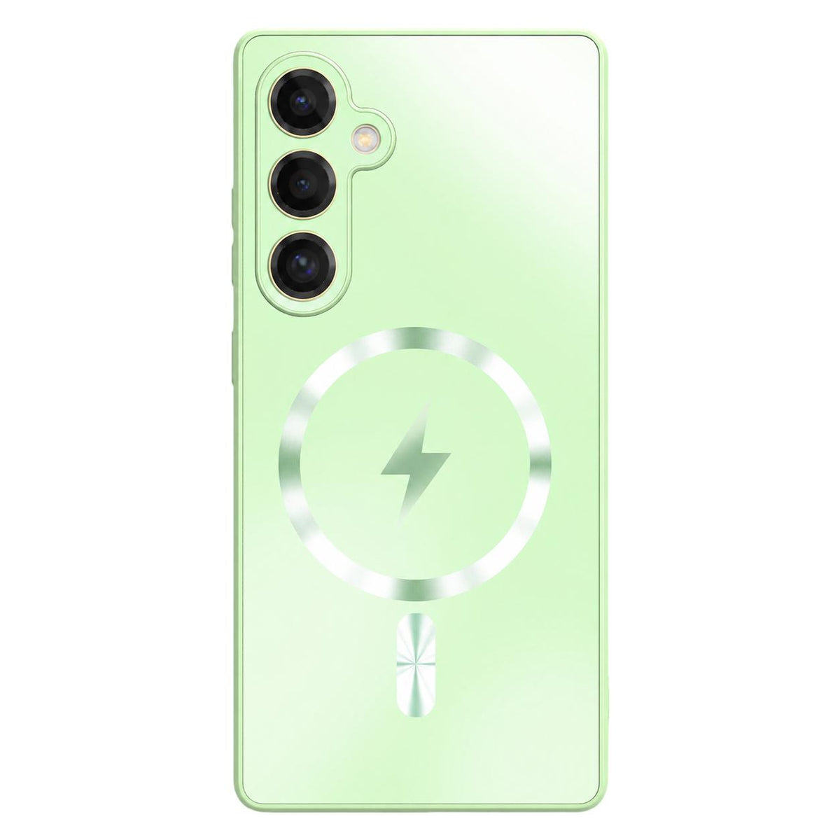 For Galaxy S24 5G Vacuum Electroplated Magnetic Phone Case - Green - EDA009801104F