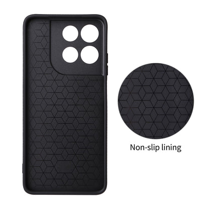 For Motorola Moto G67 Power / G57 Power Precise Cutout Carbon Fiber Texture Vegan Leather Phone Case - Blue - EDA009801315D