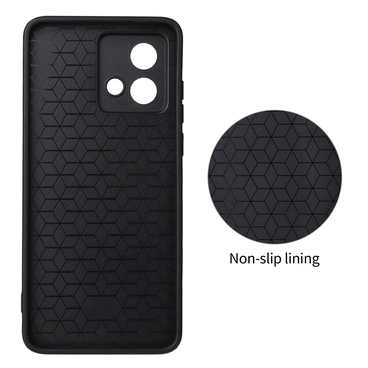 For Motorola Moto G84 5G Precise Cutout Carbon Fiber Texture Vegan Leather Phone Case - Red - EDA009801319B