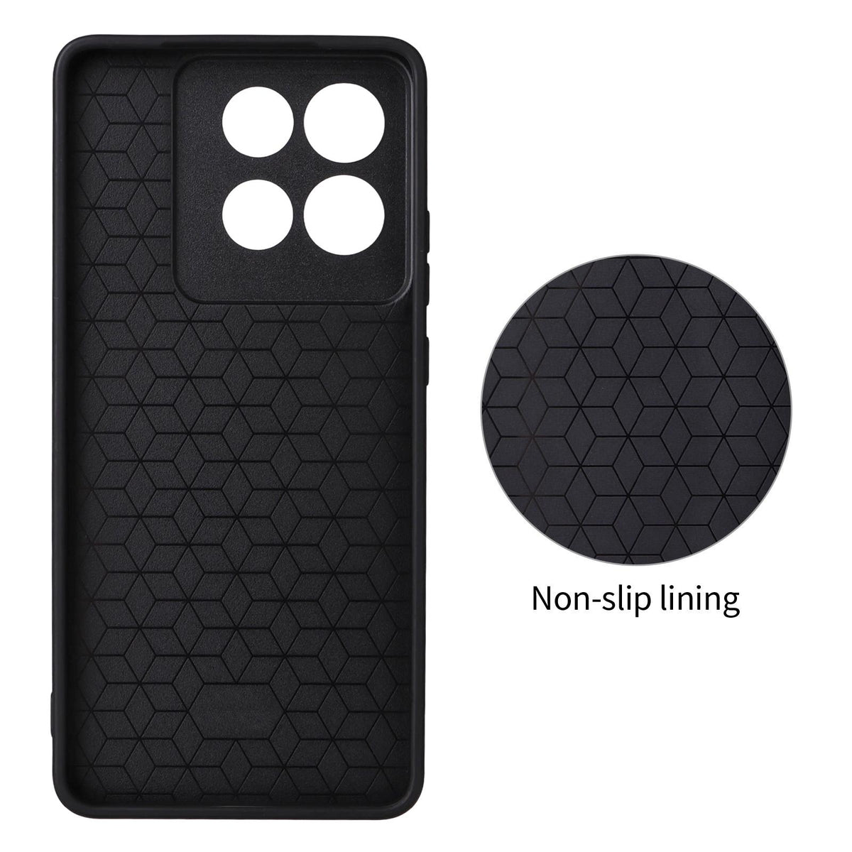 For Motorola Moto G86 5G Precise Cutout Carbon Fiber Texture Vegan Leather Phone Case - Grey - EDA009801321C