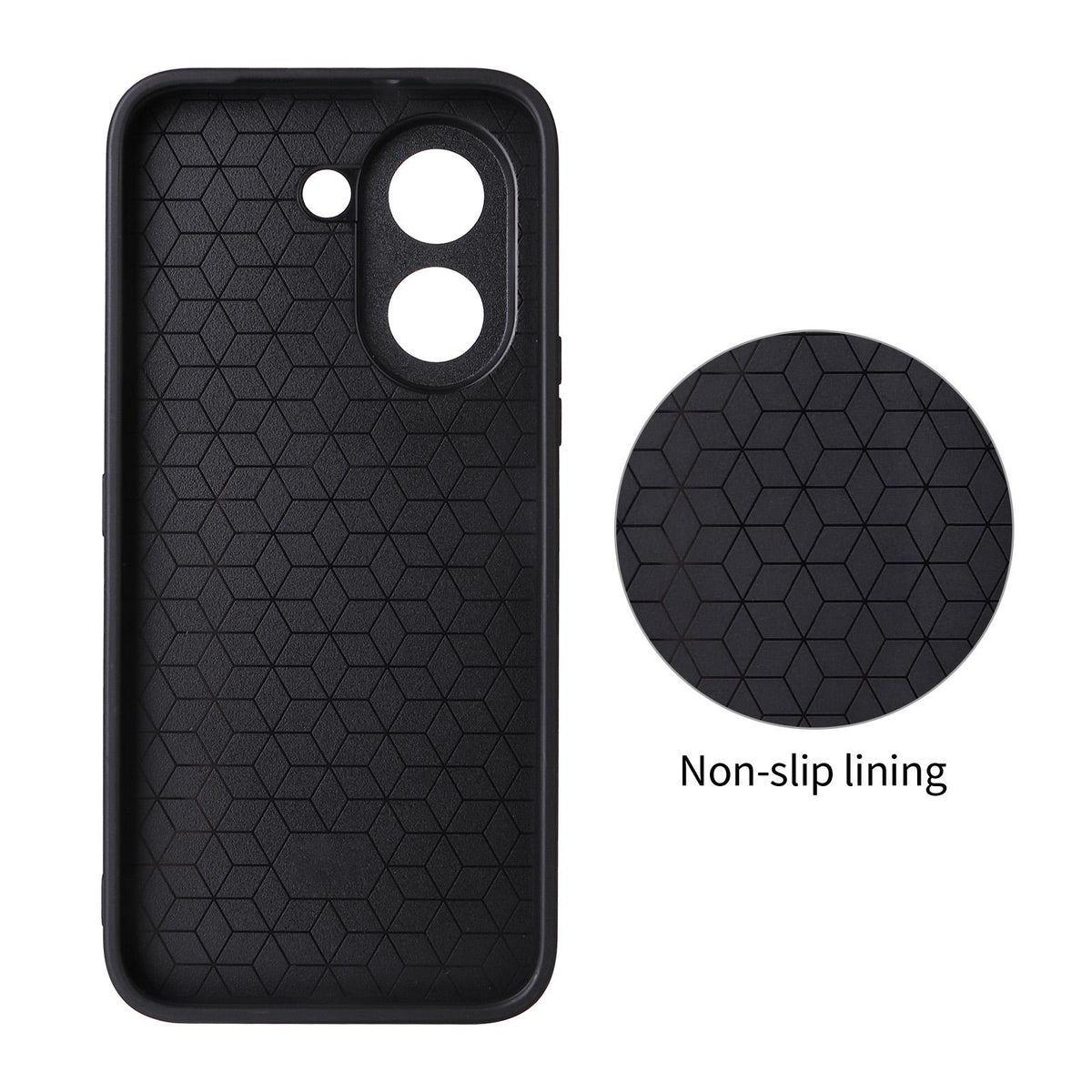 For Honor X7e 4G Precise Cutout Carbon Fiber Texture Vegan Leather Phone Case - Orange - EDA009801510A