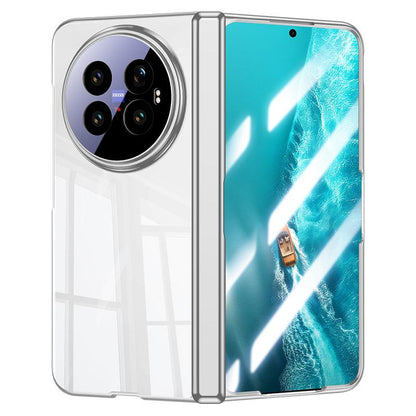 For vivo X Fold6 5G Electroplating Transparent Shockproof Phone Case - Silver - EDA009802901A