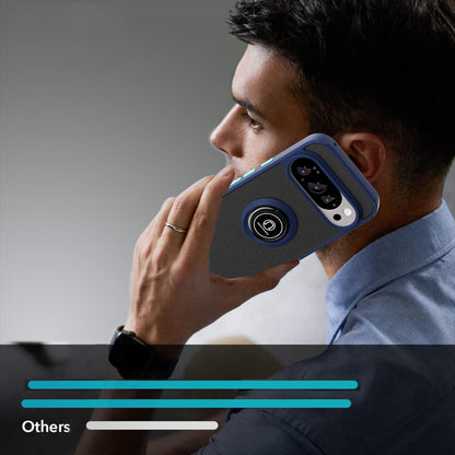 For Google Pixel 11 / 11 Pro Q Shadow 1 Series TPU + PC Phone Case with Ring - Royal Blue - EDA009803902D