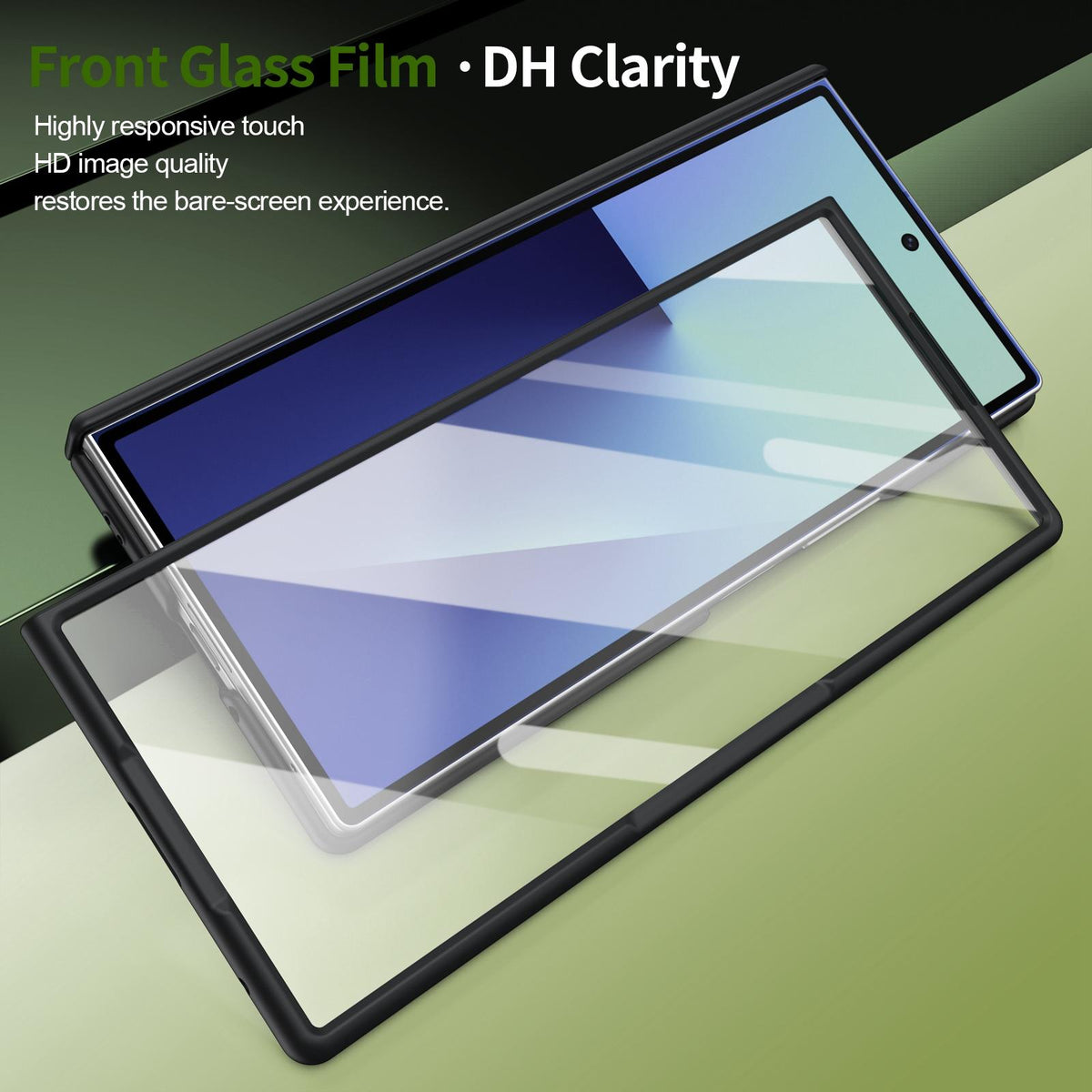 For Galaxy Z Fold8 Ultra 5G Rotation Magnetic Ring Holder Hinge Integrated Film Phone Case - Black - EDA009804302A