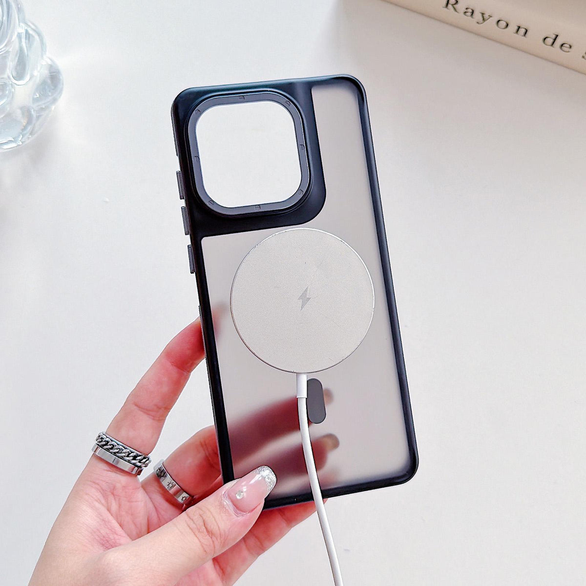 For Motorola Edge 60 Fusion Dual Color Skin Feel Magnetic Phone Case - Grey - EDA009806501B