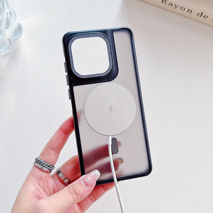 For Motorola Edge 60 Fusion Dual Color Skin Feel Magnetic Phone Case - Grey - EDA009806501B