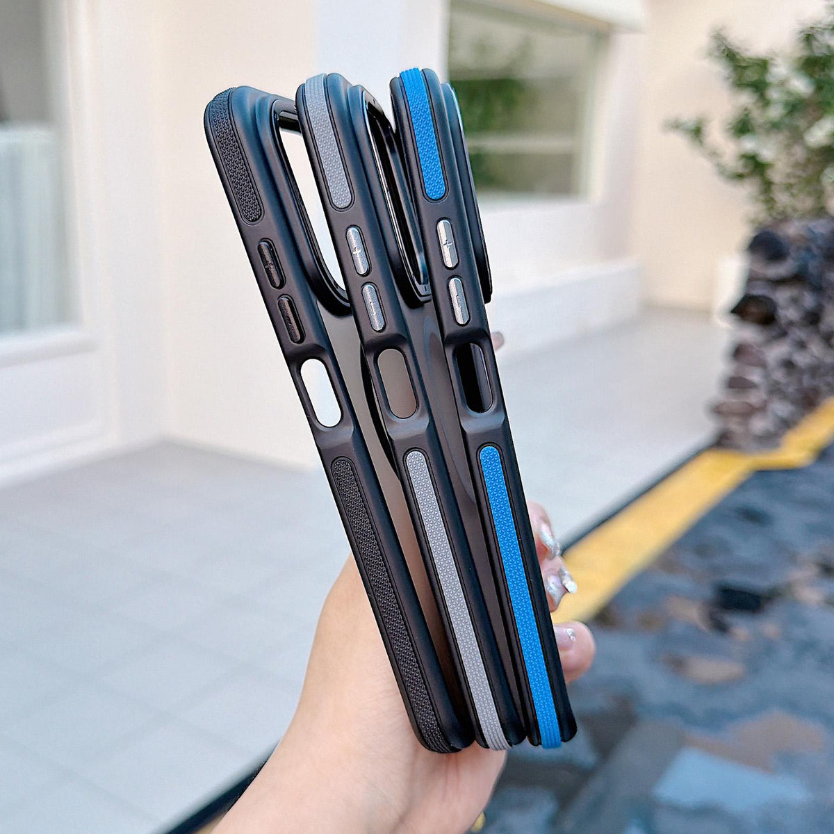 For Redmi 15C 5G / 4G Global 171mm Dual Color Skin Feel Magnetic Phone Case - Black - EDA009806801A