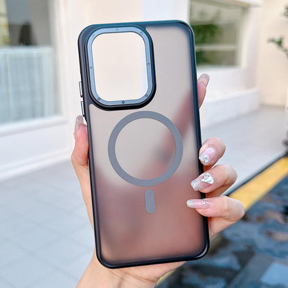 For Redmi 15C 5G / 4G Global 171mm Dual Color Skin Feel Magnetic Phone Case - Grey - EDA009806801B