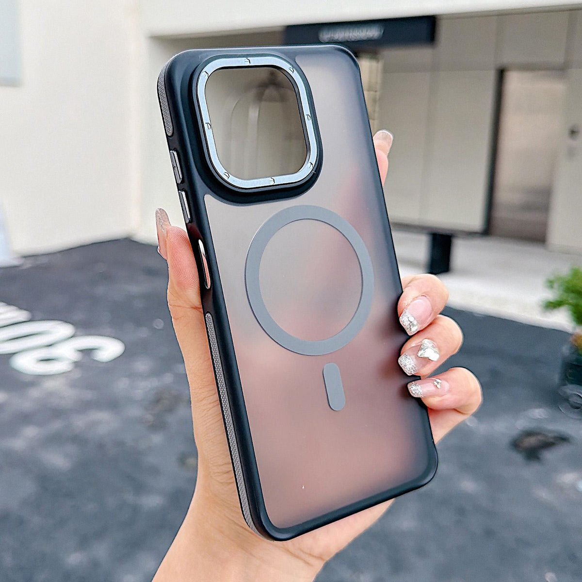 For ZTE Blade A35 / A55 Dual Color Skin Feel Magnetic Phone Case - Grey - EDA009807701B