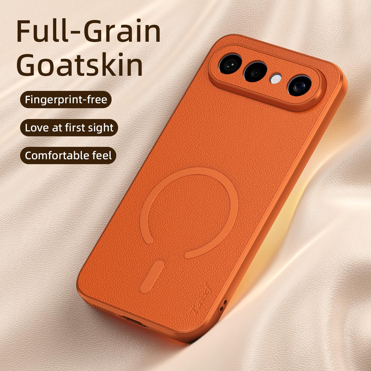 For vivo S50 Pro mini 5G Goatskin Vegan Leather Magnetic Phone Case - Blue - EDA009817303C