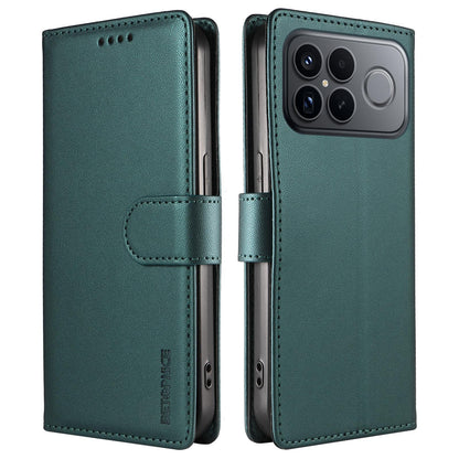 For Redmi K90 Pro Max / Poco F8 Ultra 5G BETOPNICE Pearlescent RFID Vegan Leather Phone Case with Strap(Green)