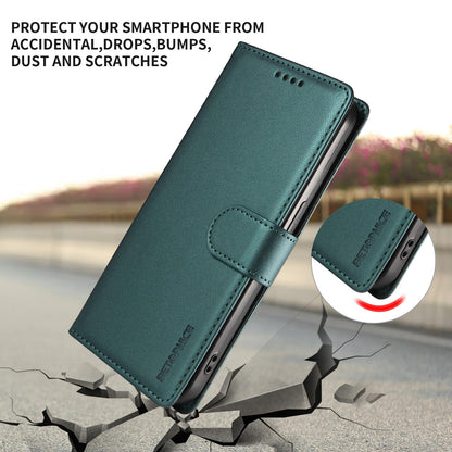 For Redmi Note 17 5G / 4G Global 171mm BETOPNICE Pearlescent RFID Vegan Leather Phone Case with Strap(Green)