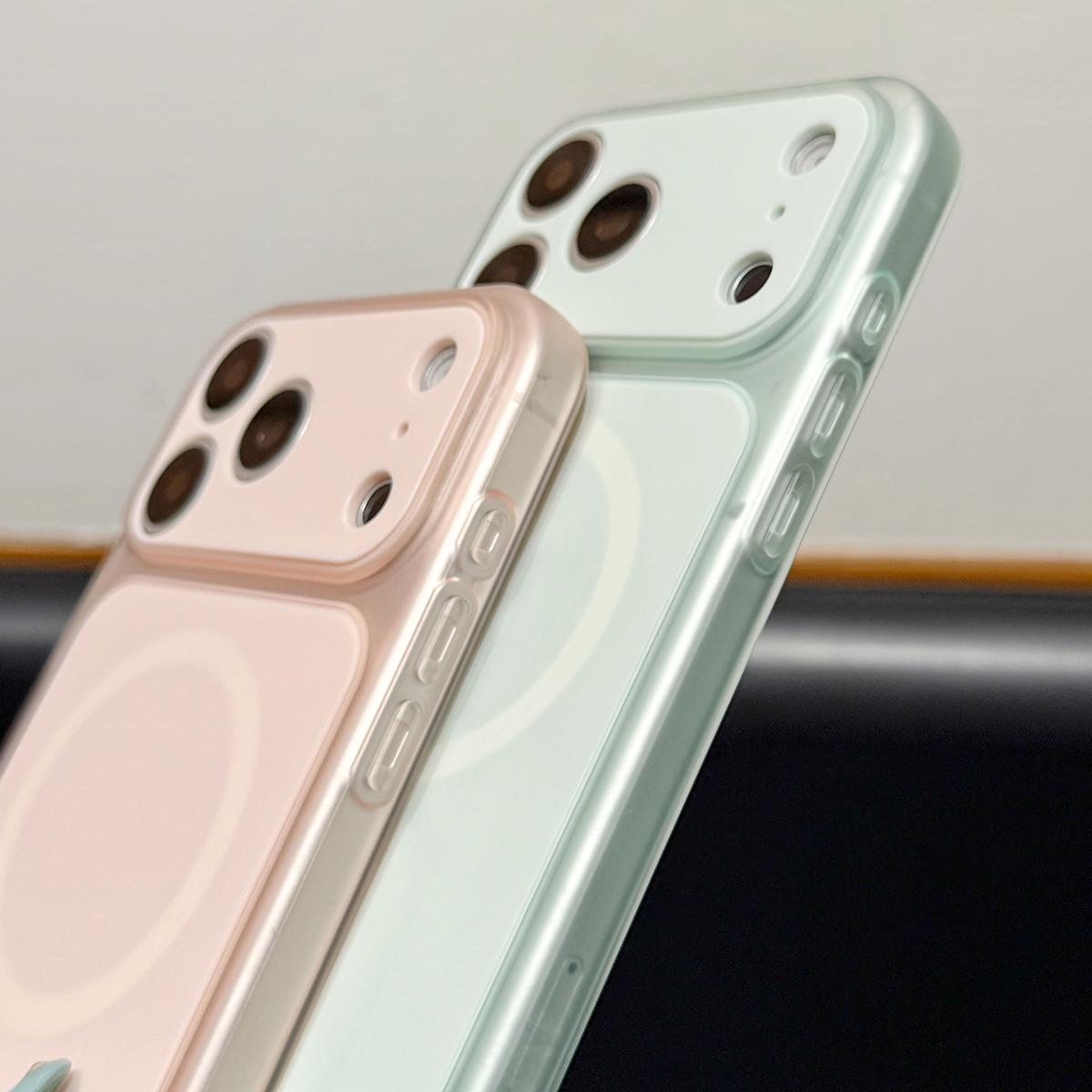For iPhone 15 Skin Feel Frosted Liquid Silicone Magnetic Phone Case - Gray - EDA009818609D