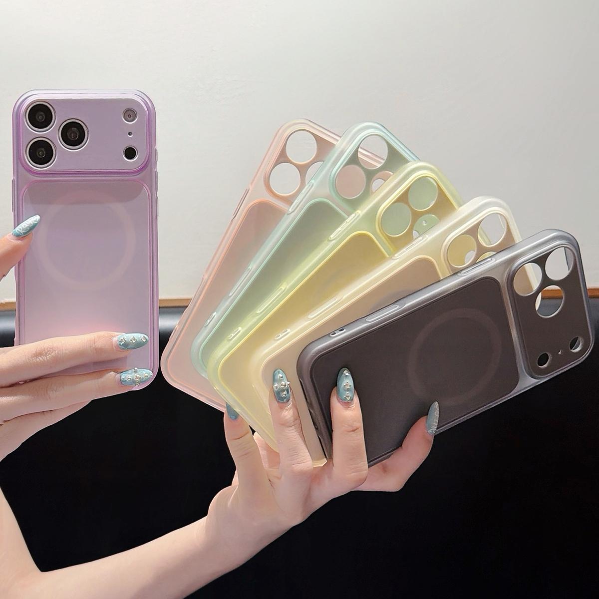 For iPhone 13 Skin Feel Frosted Liquid Silicone Magnetic Phone Case - White - EDA009818615C