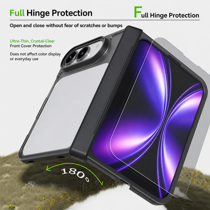 For iPhone Duo Armor MagSafe PC Hybrid TPU Phone Case - Frosted Black - EDA009819201A