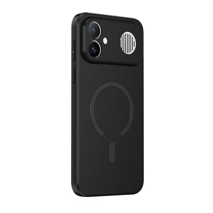 For Redmi K90 Ultra 5G Goatskin Vegan Leather Magnetic Phone Case(Black)