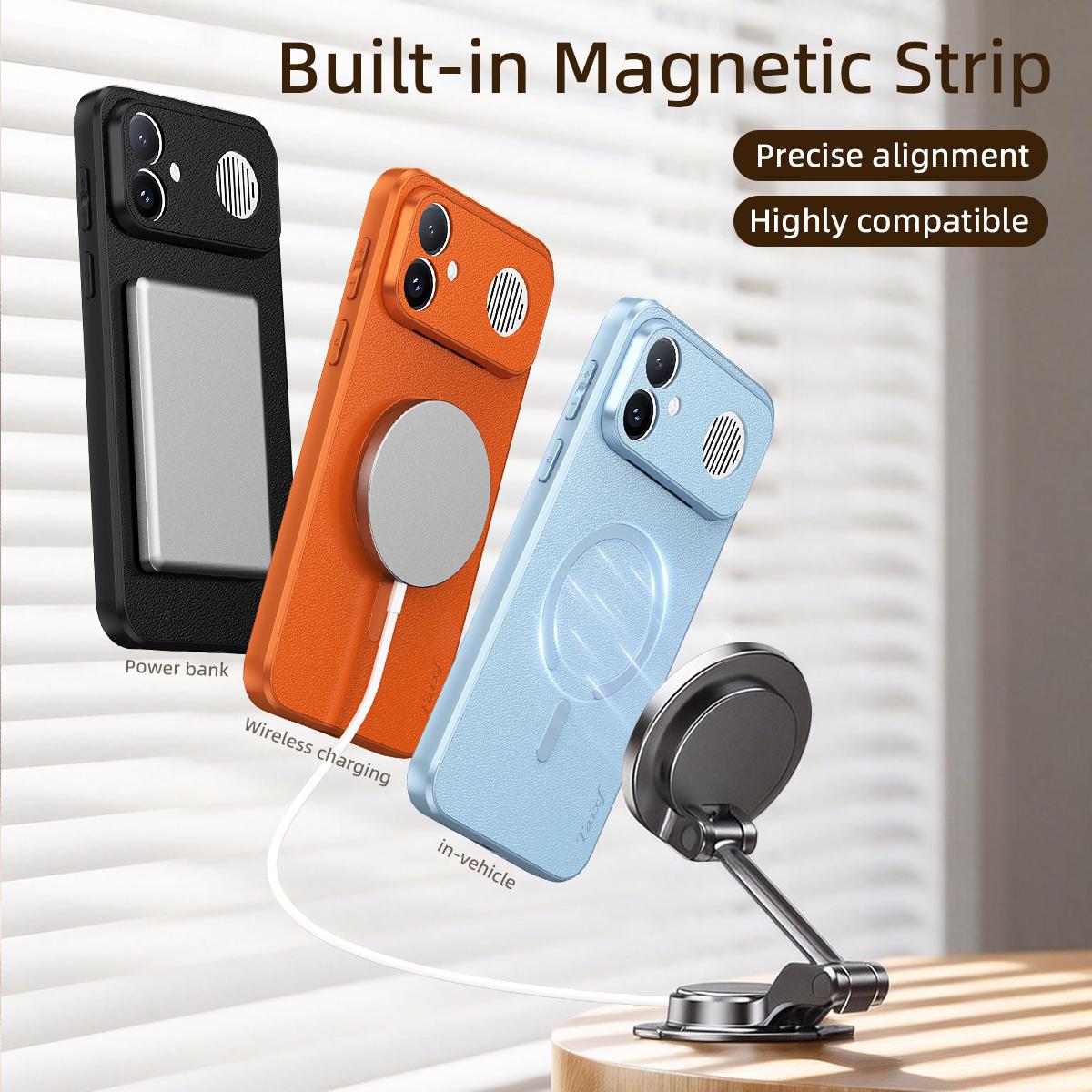 For Redmi K90 Ultra 5G Goatskin Vegan Leather Magnetic Phone Case(Black)