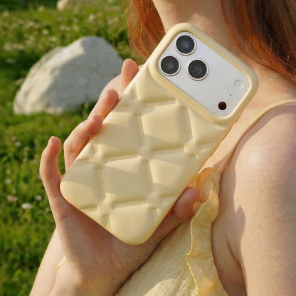 For iPhone 17 Pro YOYOISLES Cloud Series Vegan Leather Phone Case - Blue - EDA009821202A