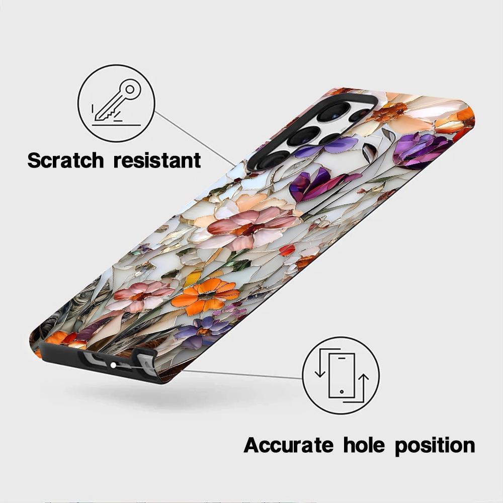 For Galaxy S26+ 5G Colorful Romantic Art Floral Phone Case - Colorful Flowers - EDA009822201E