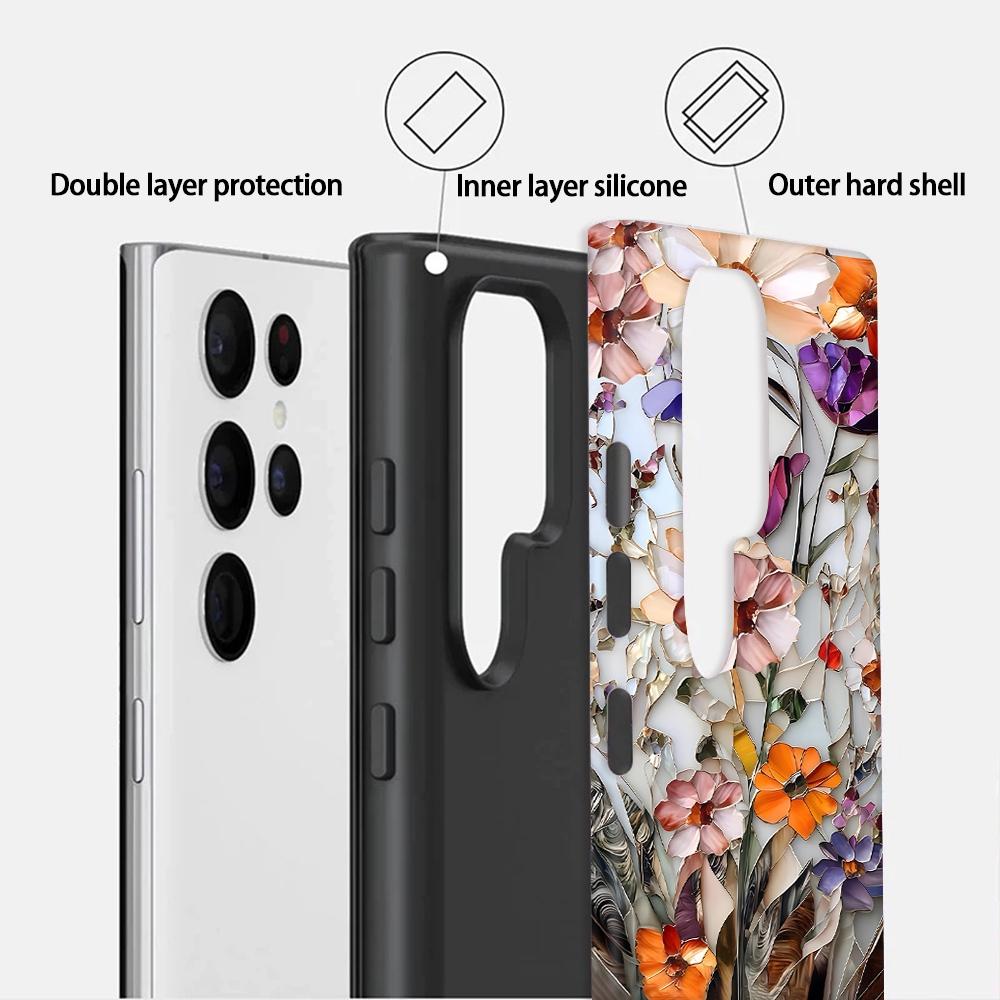 For Galaxy S26+ 5G Colorful Romantic Art Floral Phone Case - Colorful Flowers - EDA009822201E
