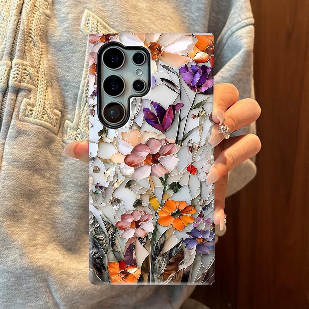 For Galaxy S26+ 5G Colorful Romantic Art Floral Phone Case - Colorful Flowers - EDA009822201E