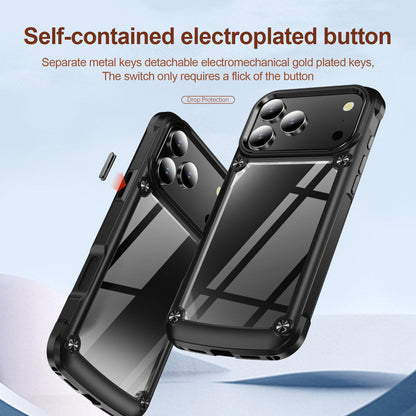 For iPhone 18 Pro TPU + PC Lens Protection Phone Case - Black - EDA009823202A